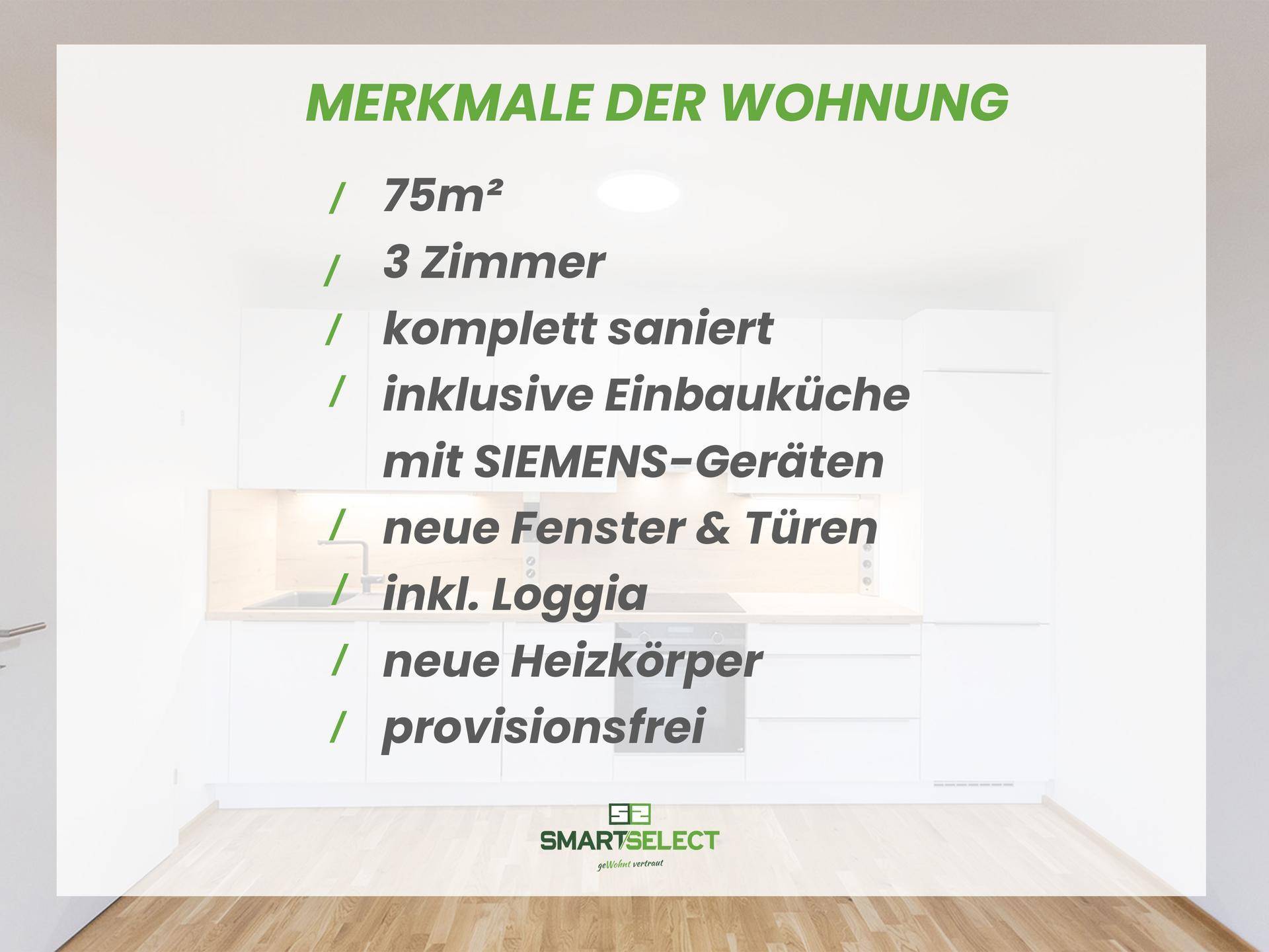 Zentrale Lage in 1210 Wien - Komplett und modern sanierte 3 Zimmer Eigentumswohnung in Floridsdorf - provisionsfrei zu verkaufen! - Ansicht 3