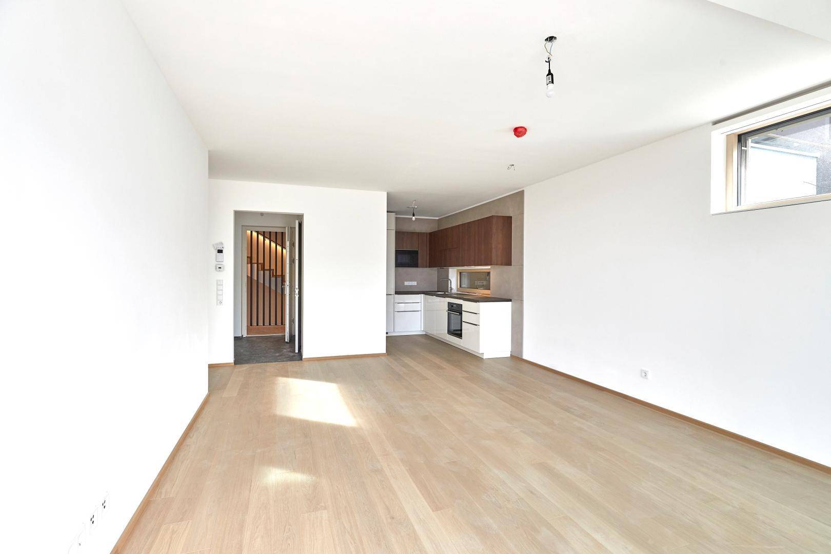Wohnzimmer mit Wohnküche
