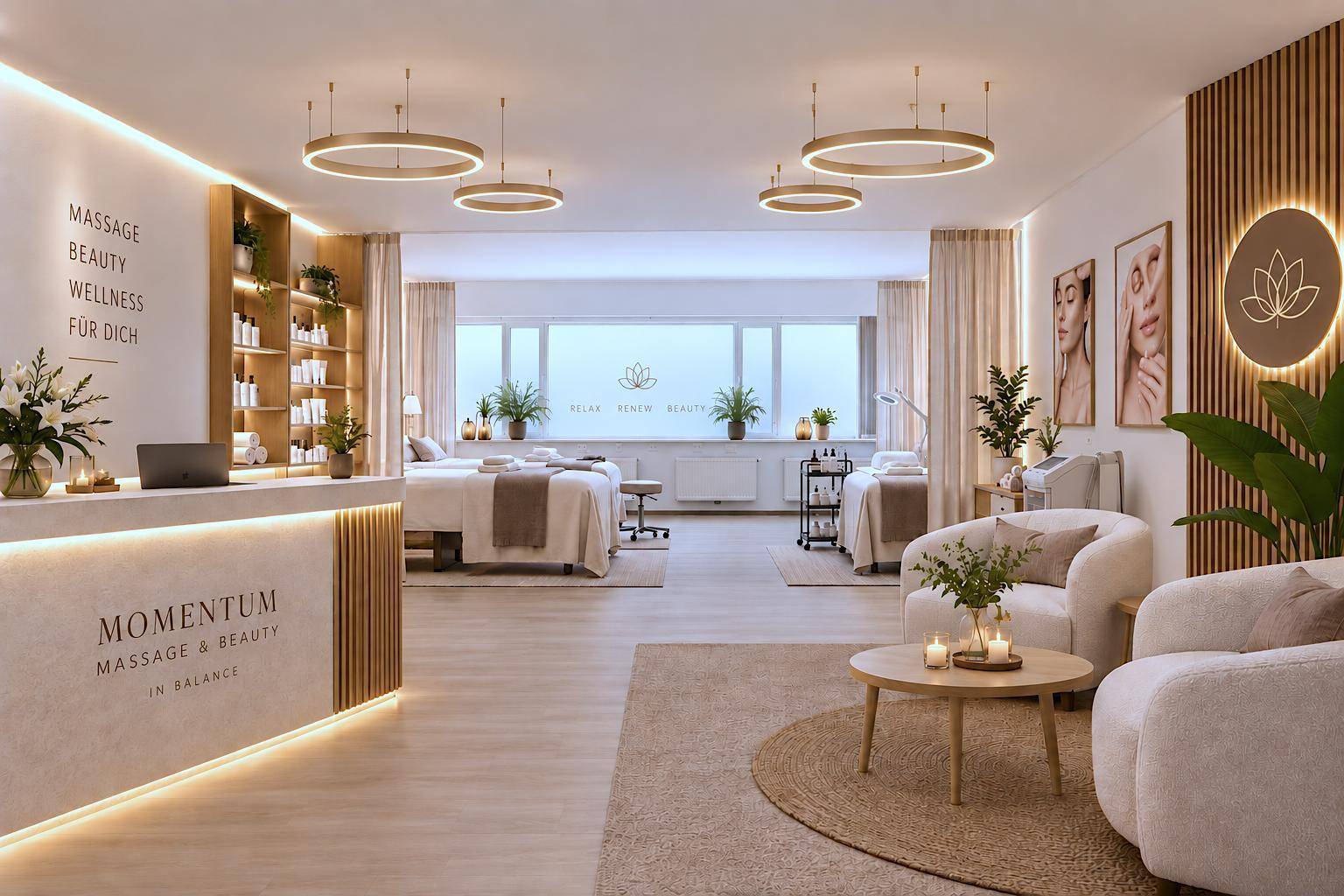 Visualisierungsbeispiel Beauty Salon
