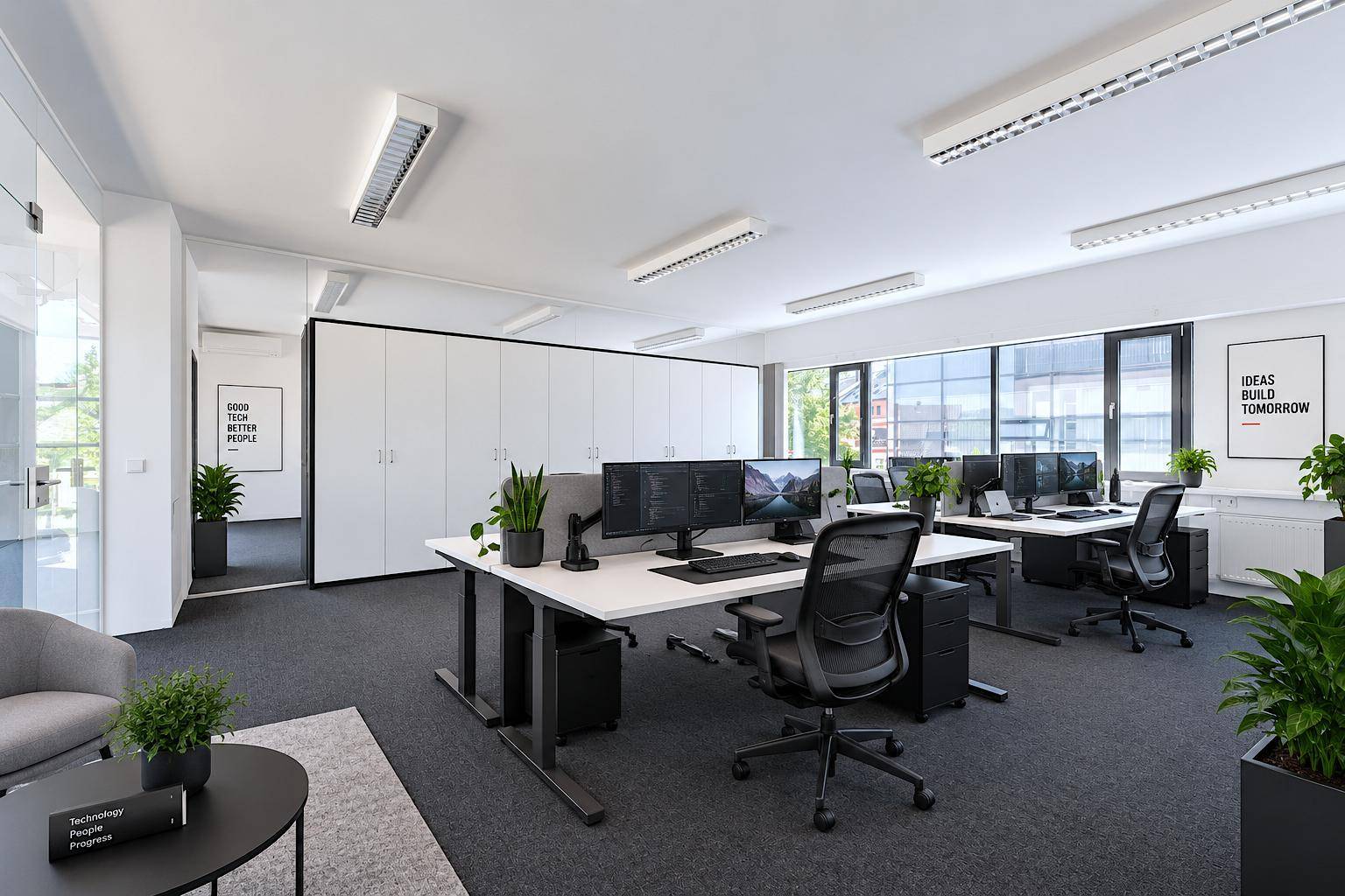 Visualisierungsbeispiel Büro