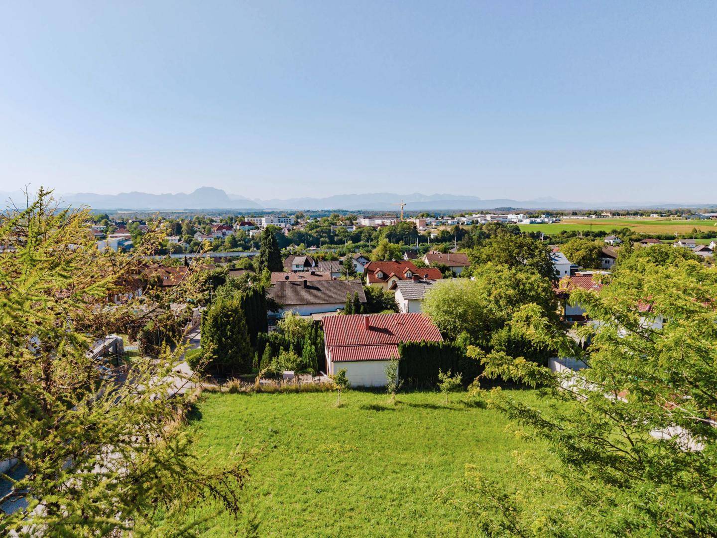 Drohne Blick Richtung Voralpen