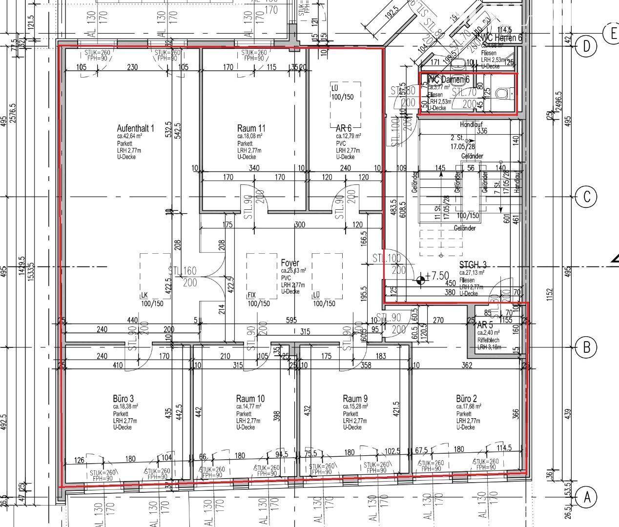 Grundrissplan 2.OG