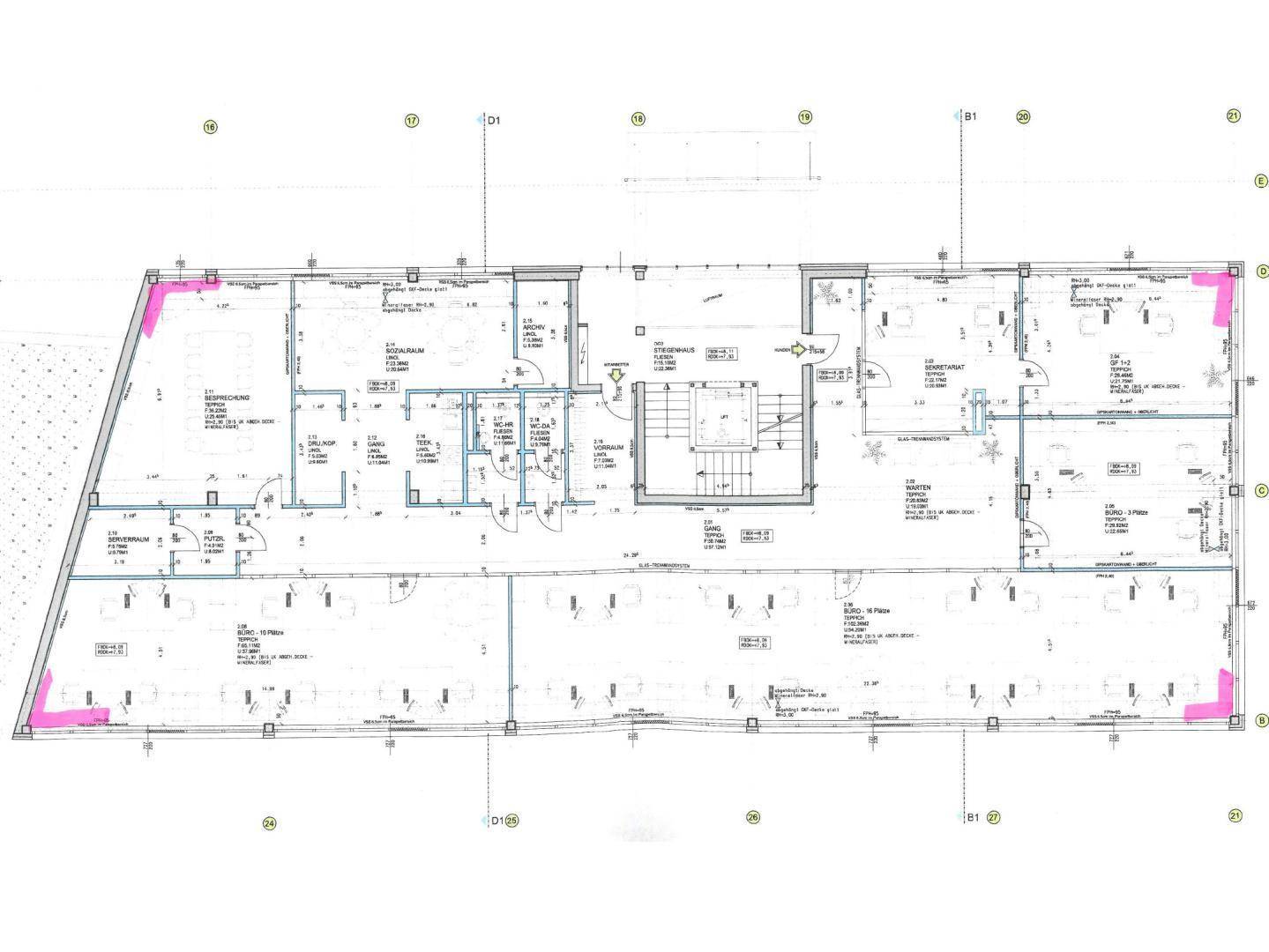 Grundrissplan