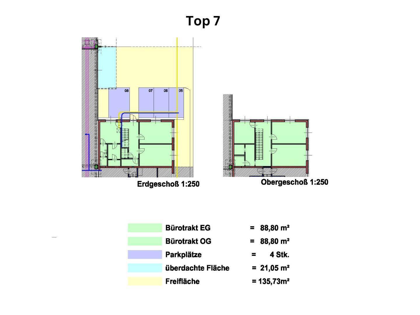 Grundrissplan Top 7