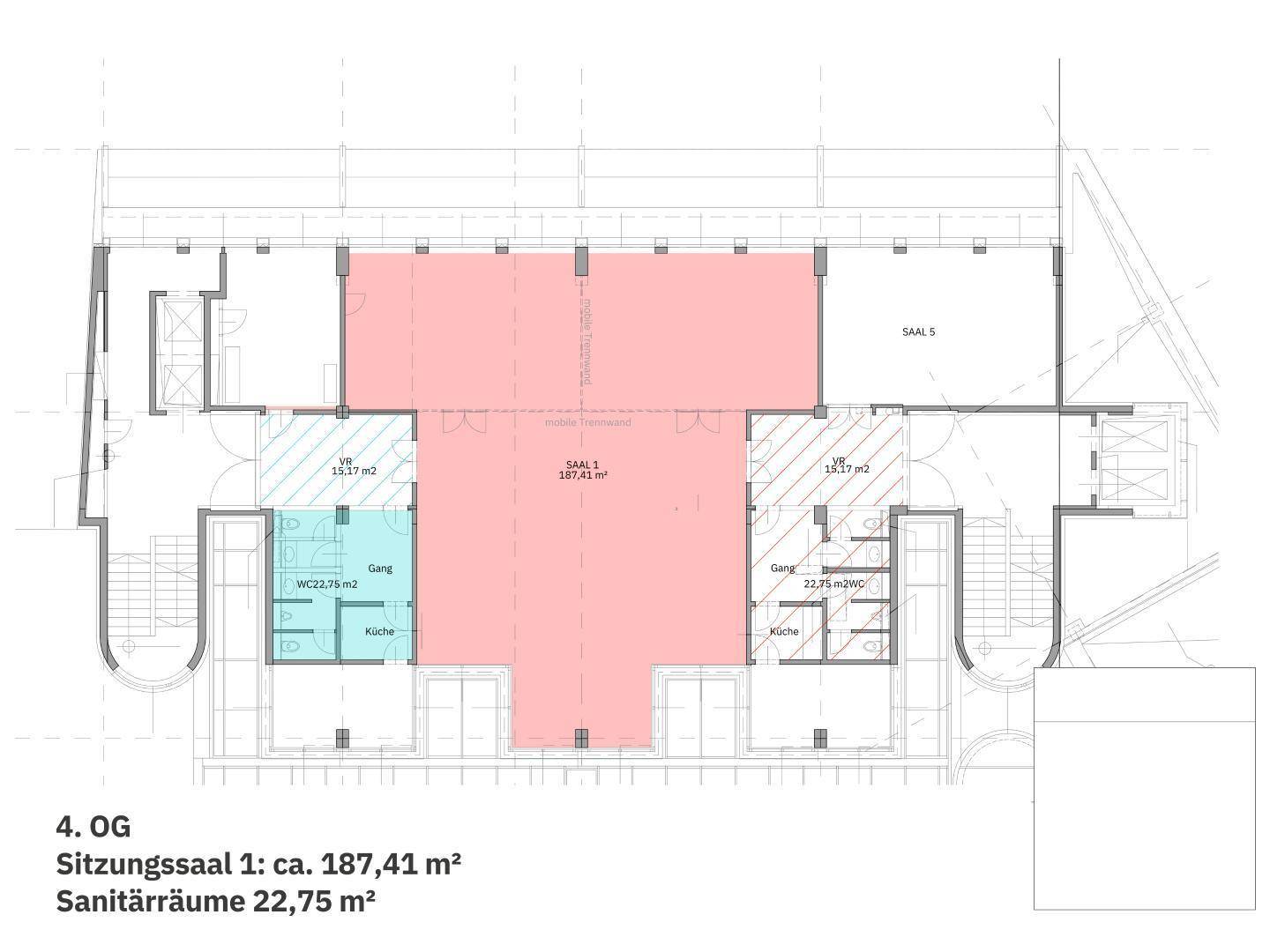 Grundrissplan 4. OG