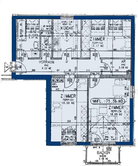 Wohnung – Randegg, Katastralgemeinde Perwarth - Ansicht 2