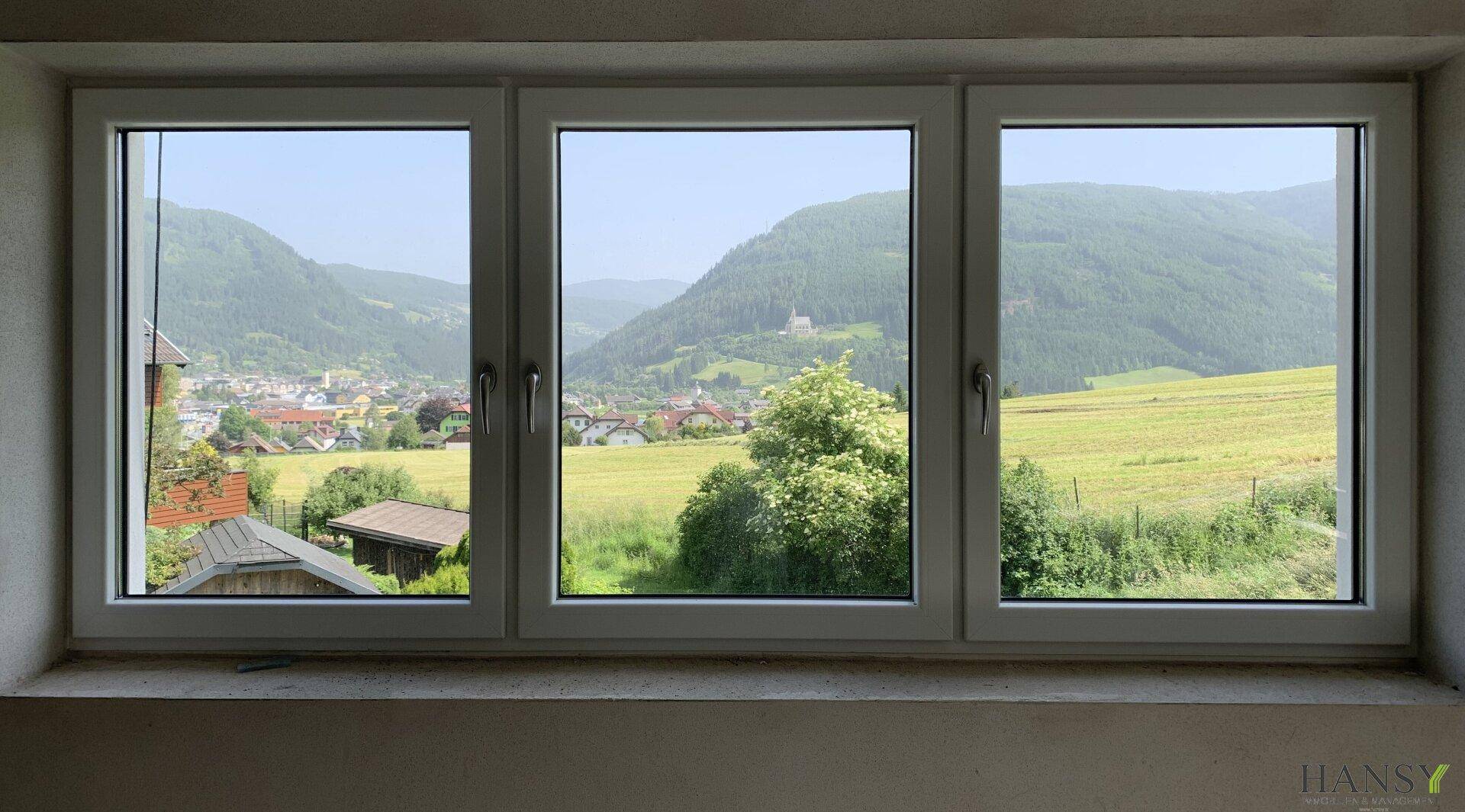 Ausblick vom Haus