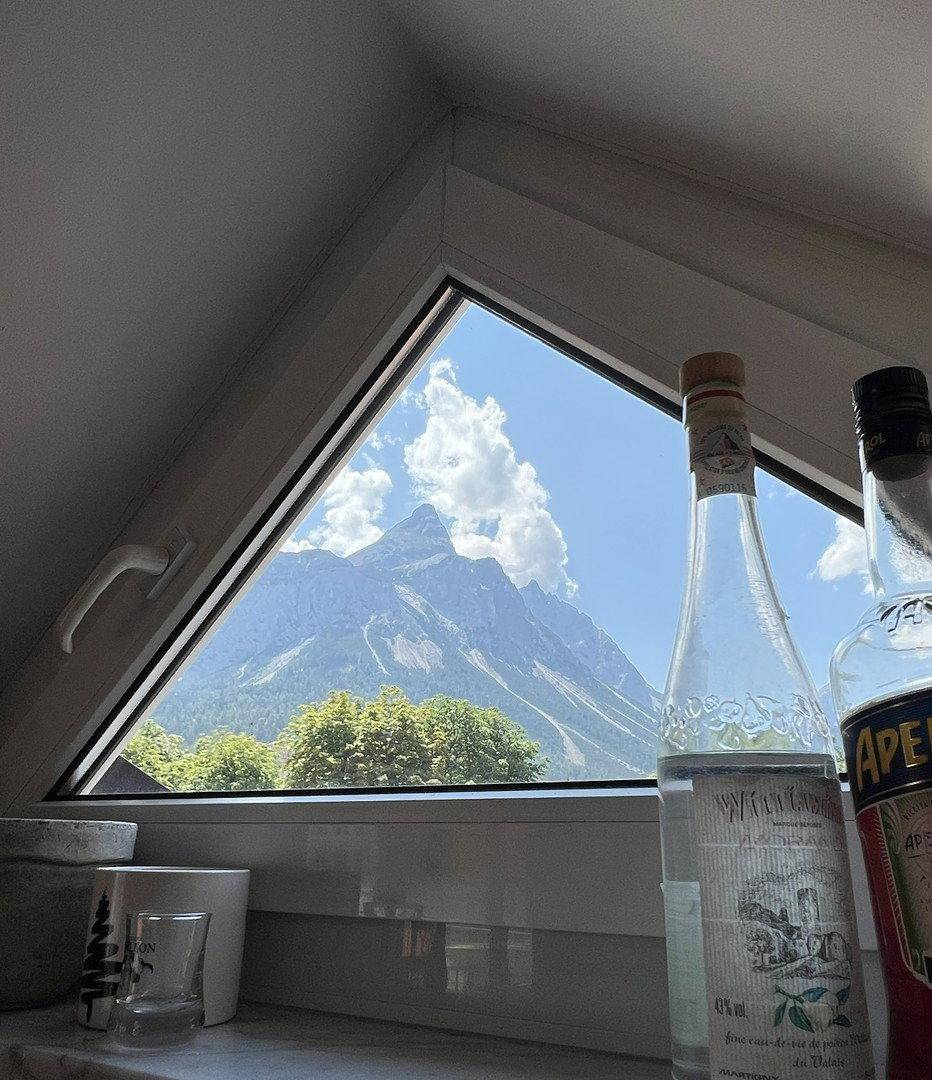 Blick auf die Sonnenspitze