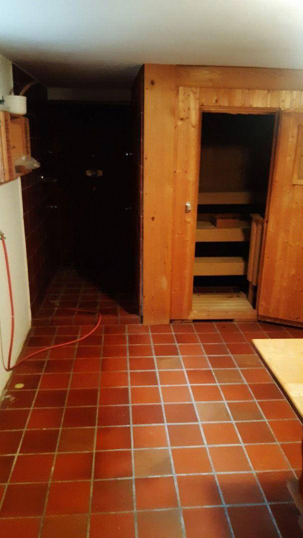 Sauna im Keller