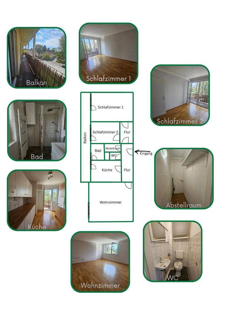 Grundrissplan + Fotos