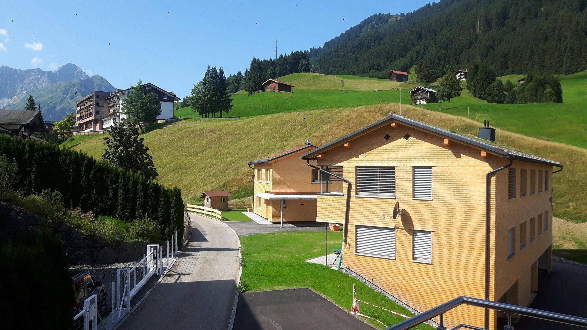 Ausblick vom Balkon