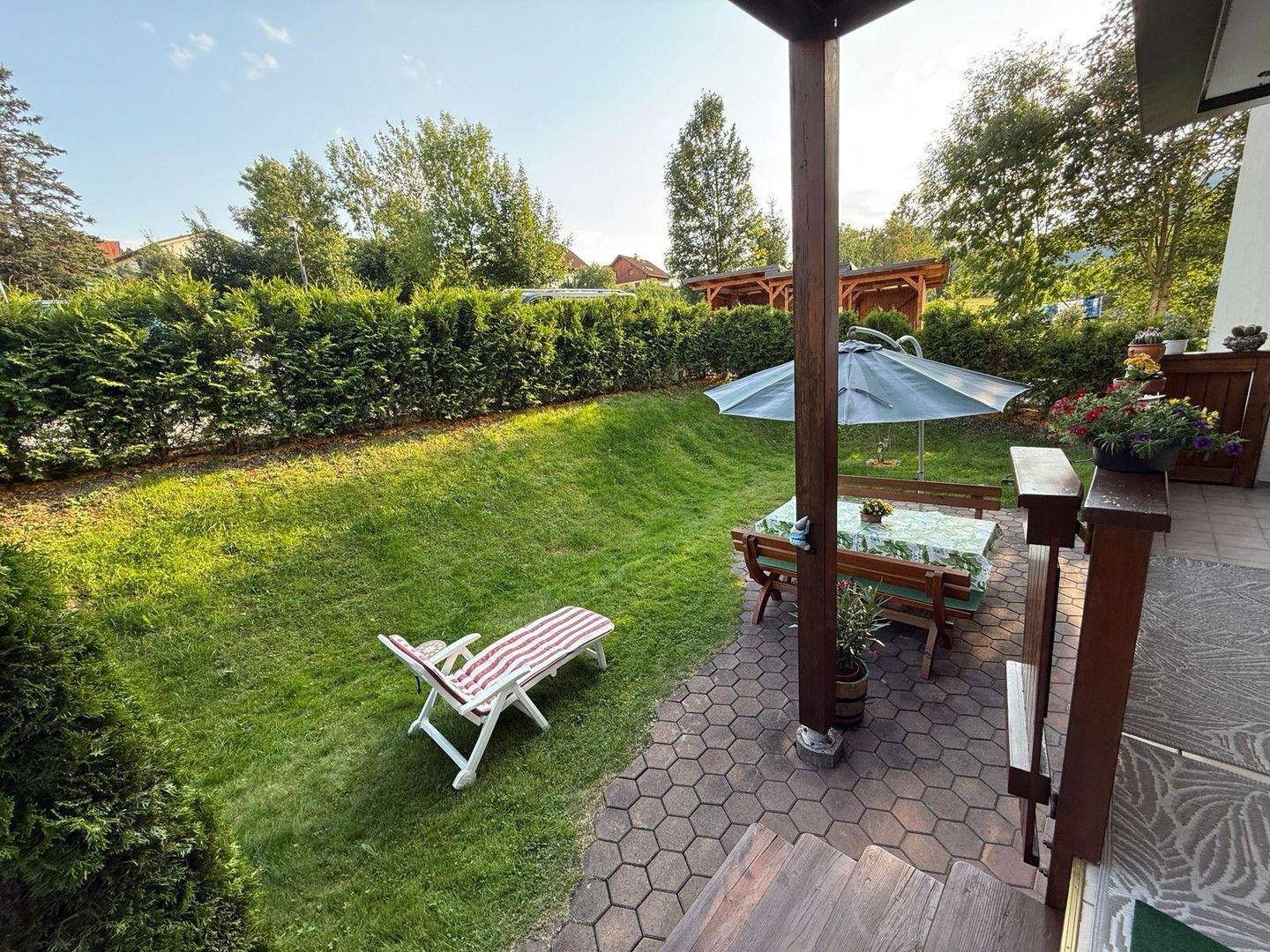 Terassen und Gartennutzung