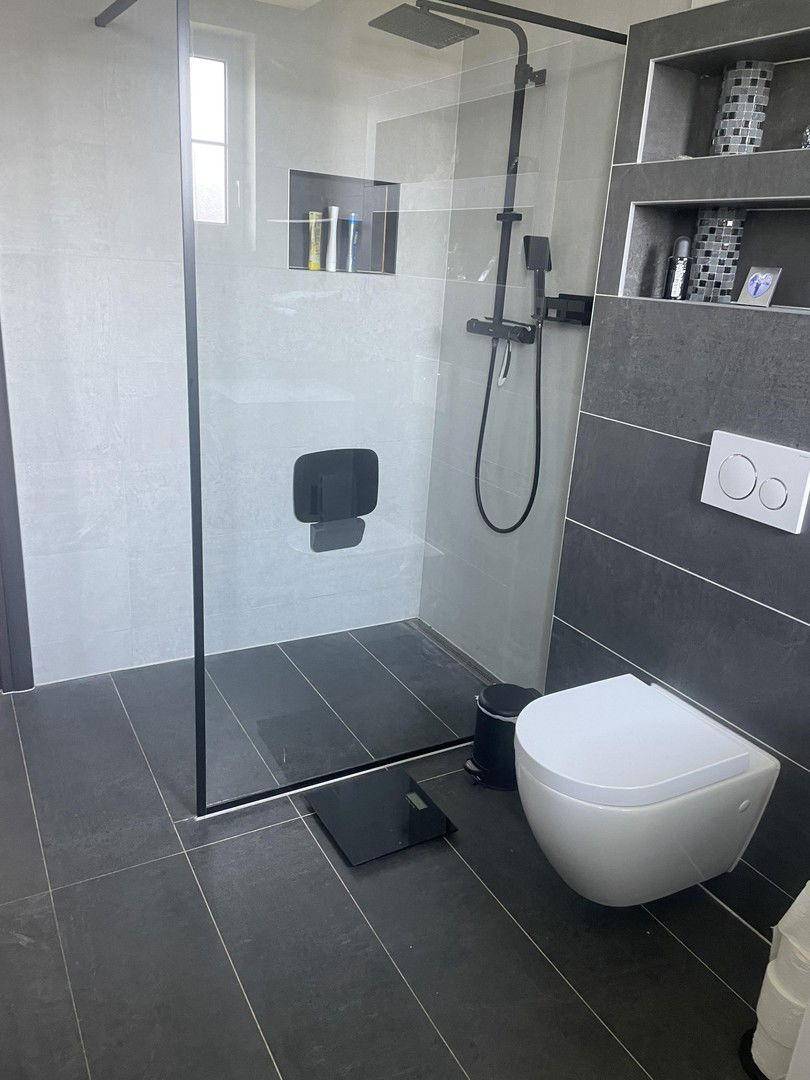 ebenen erdige Dusche