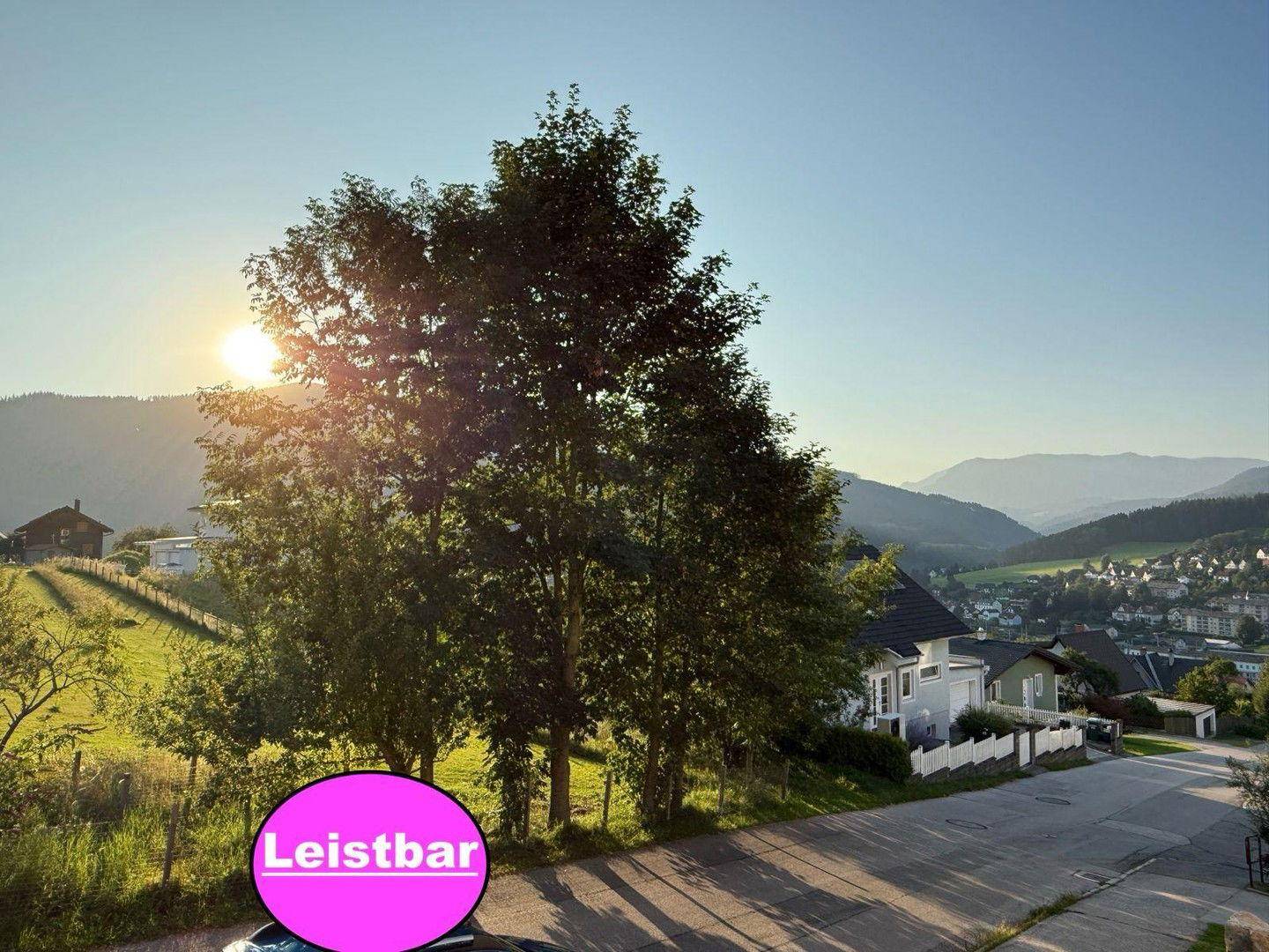 Sicht vom Balkon