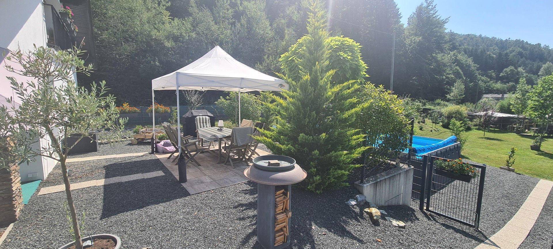 Terrasse am Haus