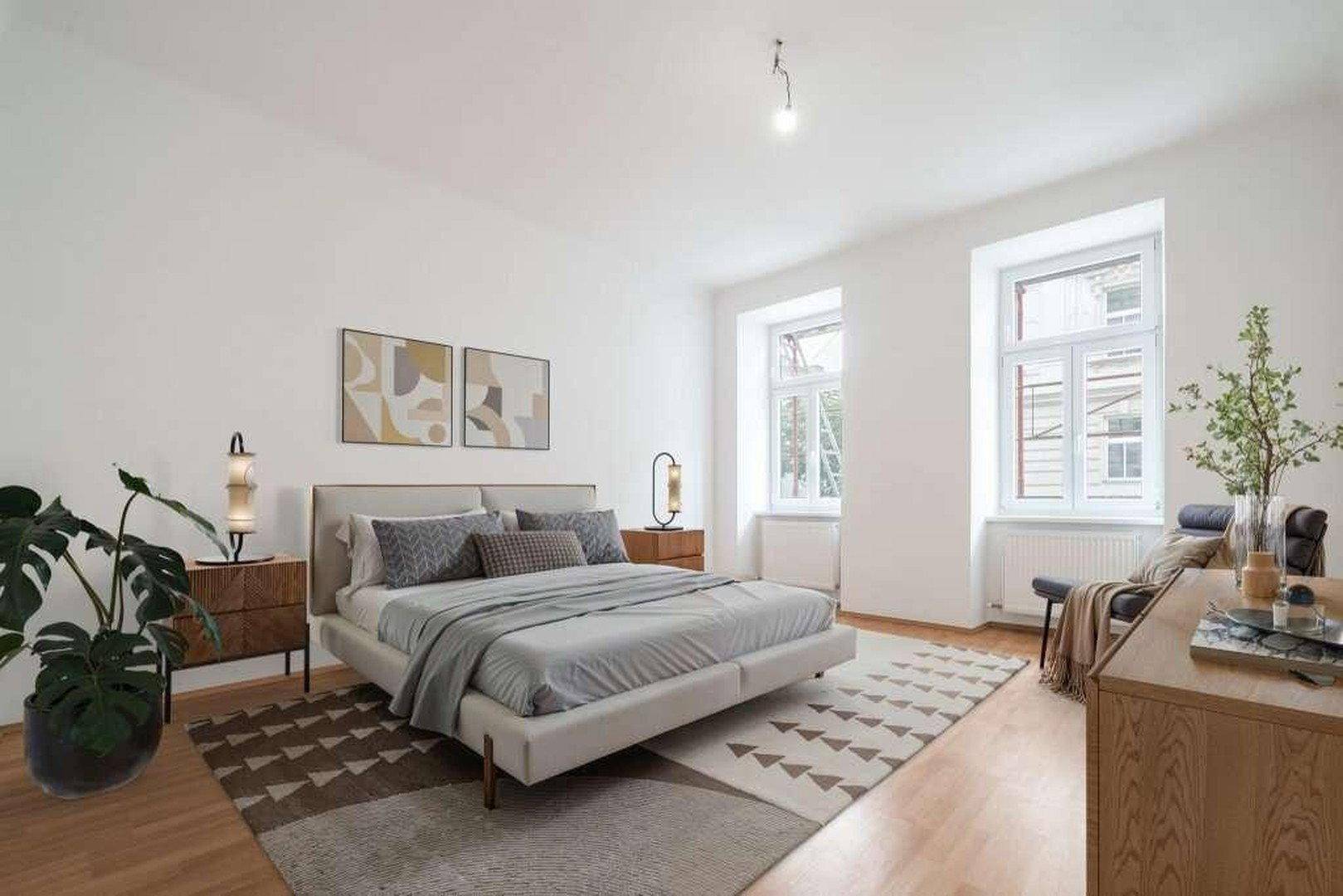 Schlafzimmer (Virtual Staging)
