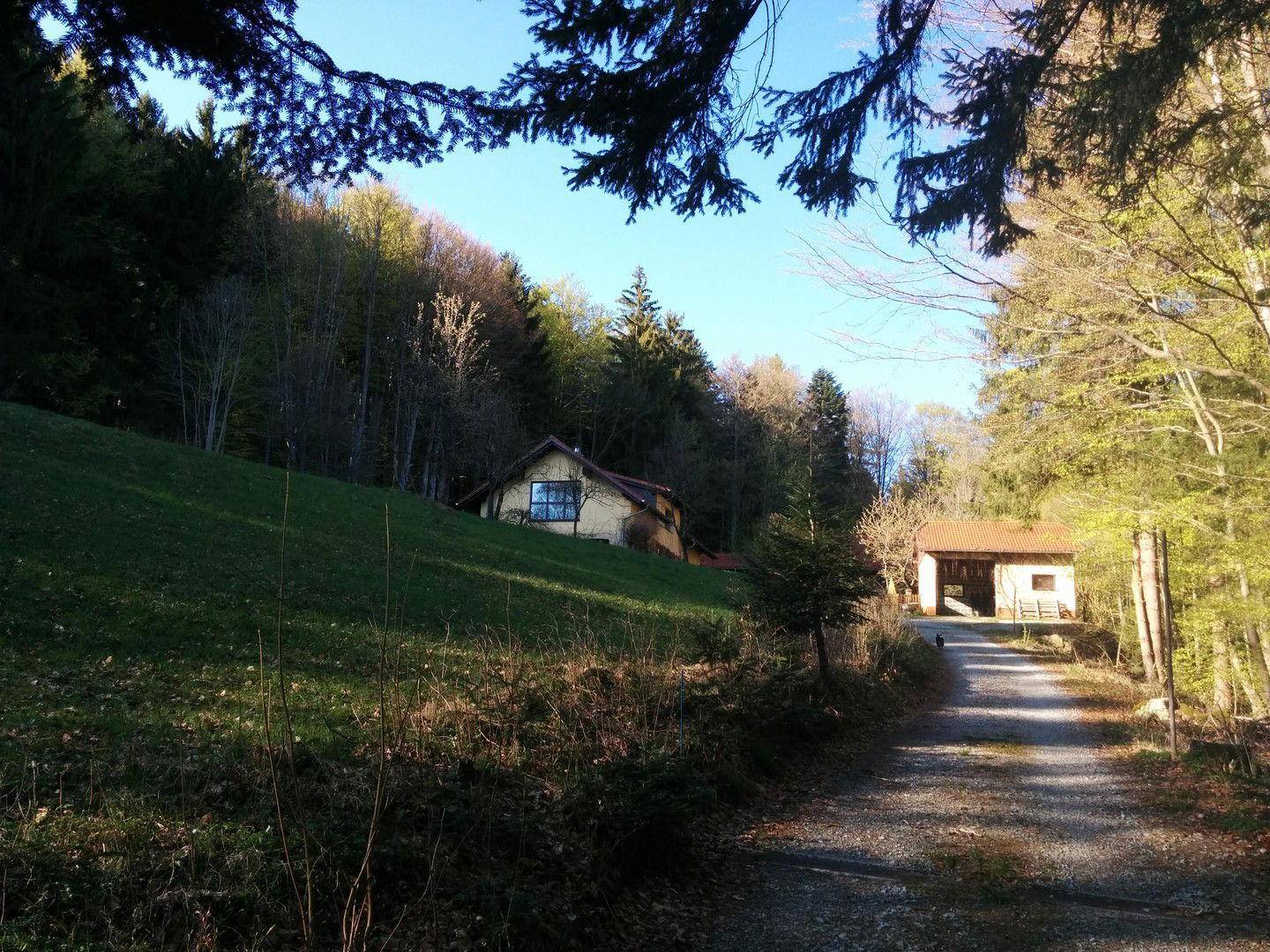 Haus Ansicht Zufahrt