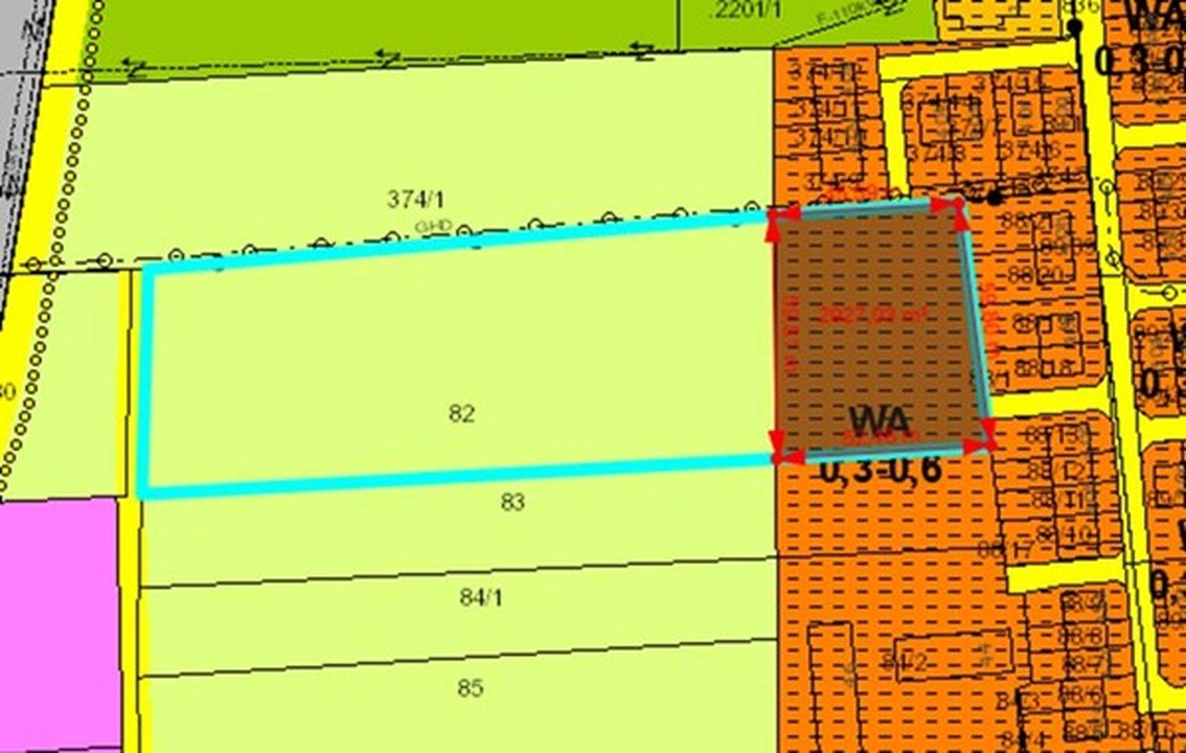 Guldinweg Widmungsplan
