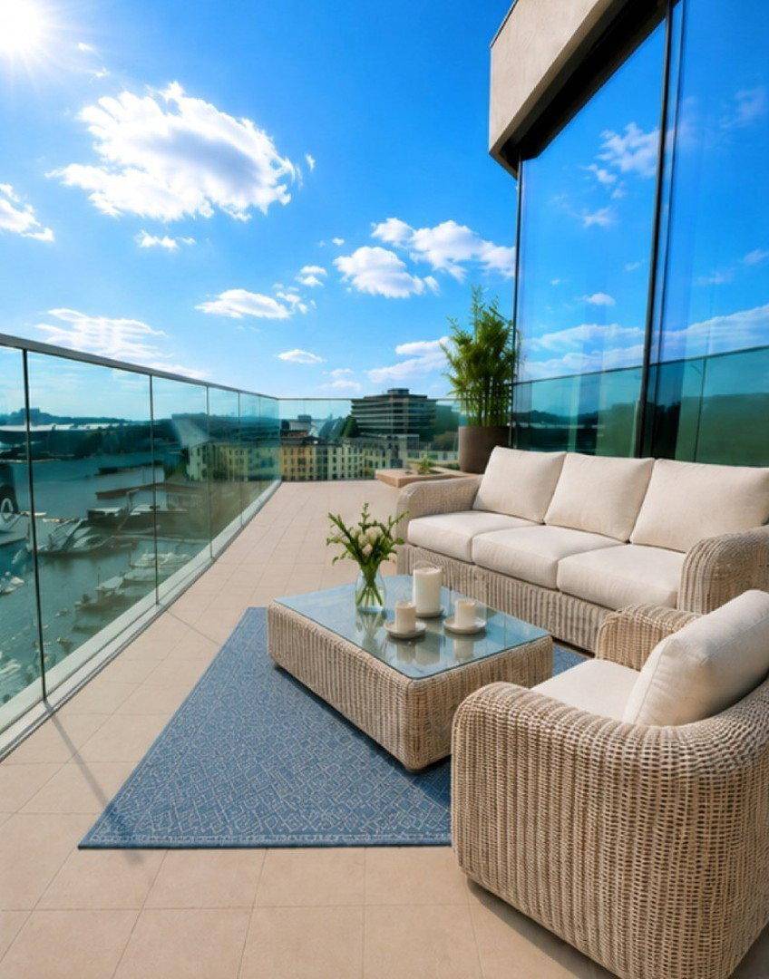 Ein Penthouse im Zentrum von Salzburg mit bis zu 3 Garagen: auch als Office - Vista 4