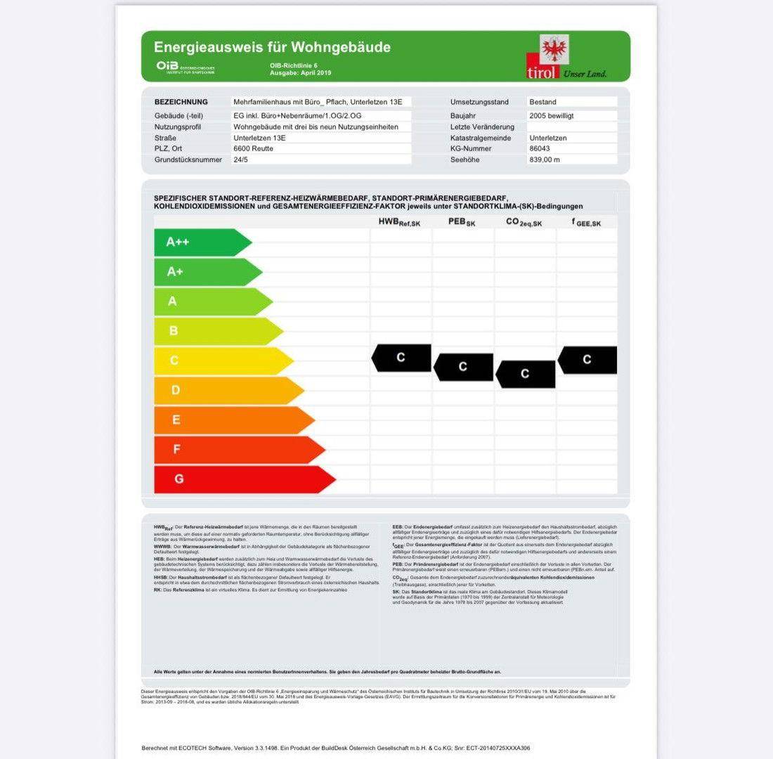 Energieausweis S. 1