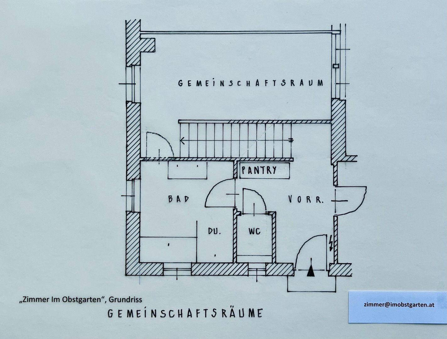 Gemeinschaftsräume, Grundriss
