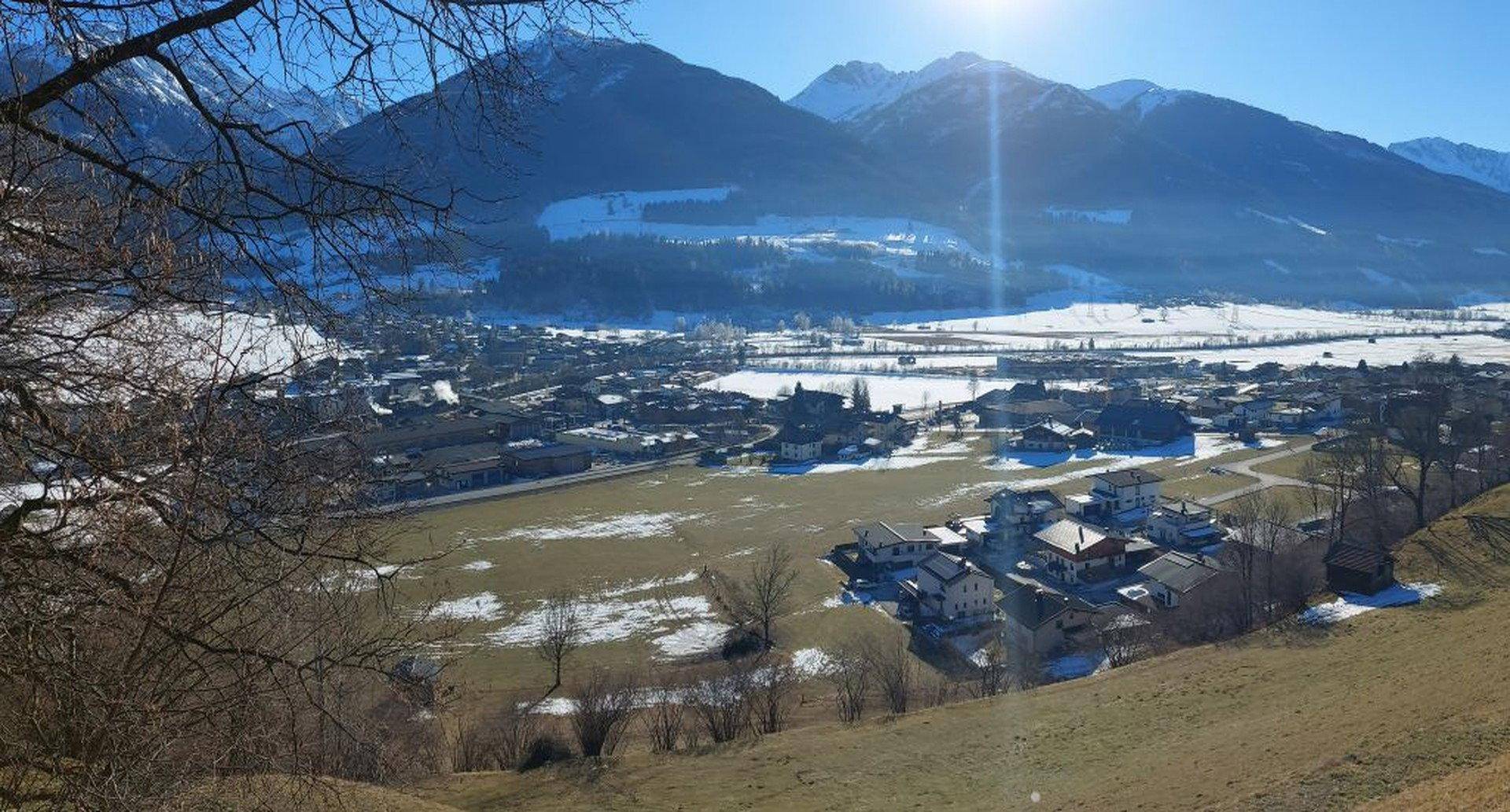 Blick von oben nach Süden