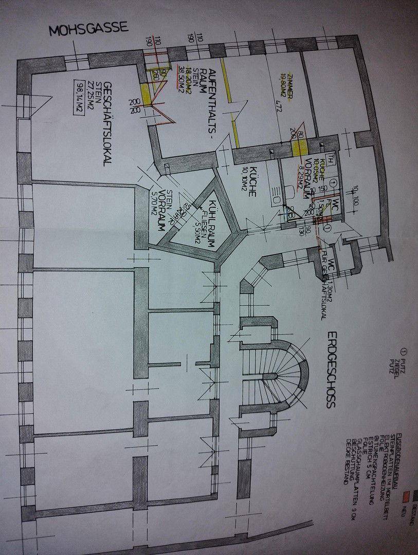 Bauplan Vinothek