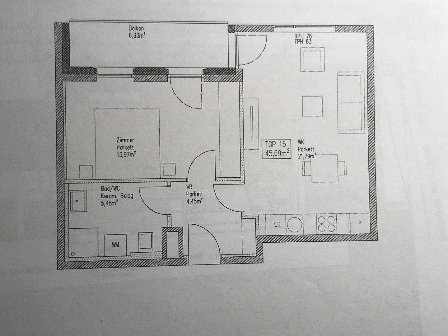 2-Zimmer-Neubauwohnung mit Einbauküche – další