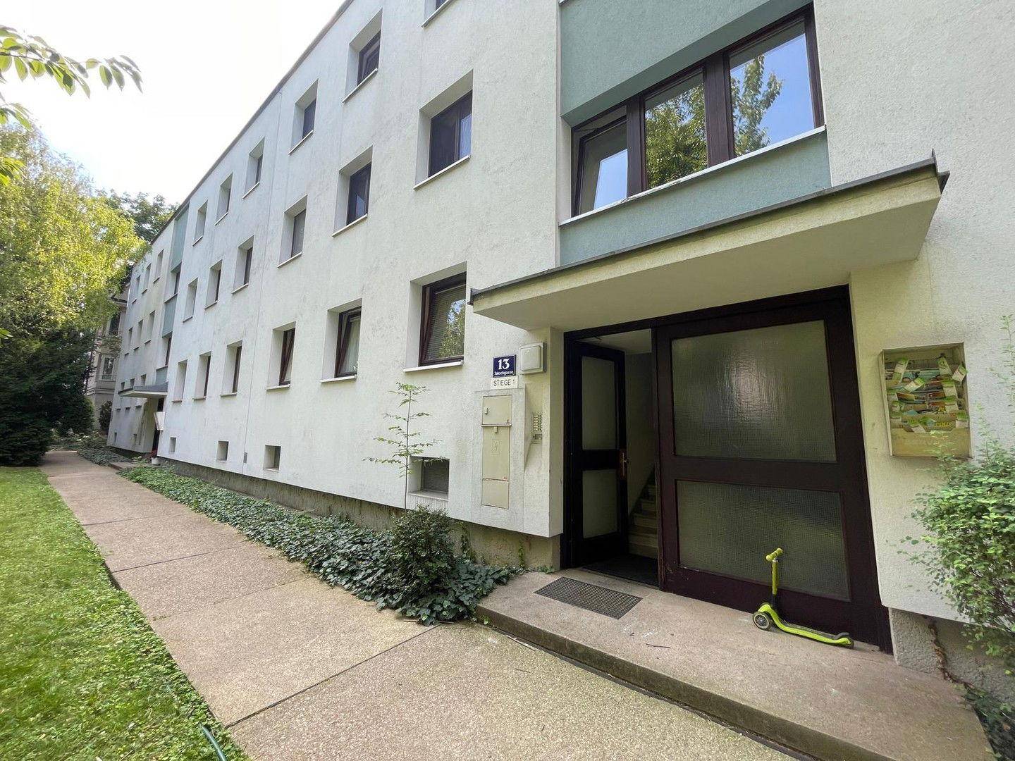 Blick aufs Haus