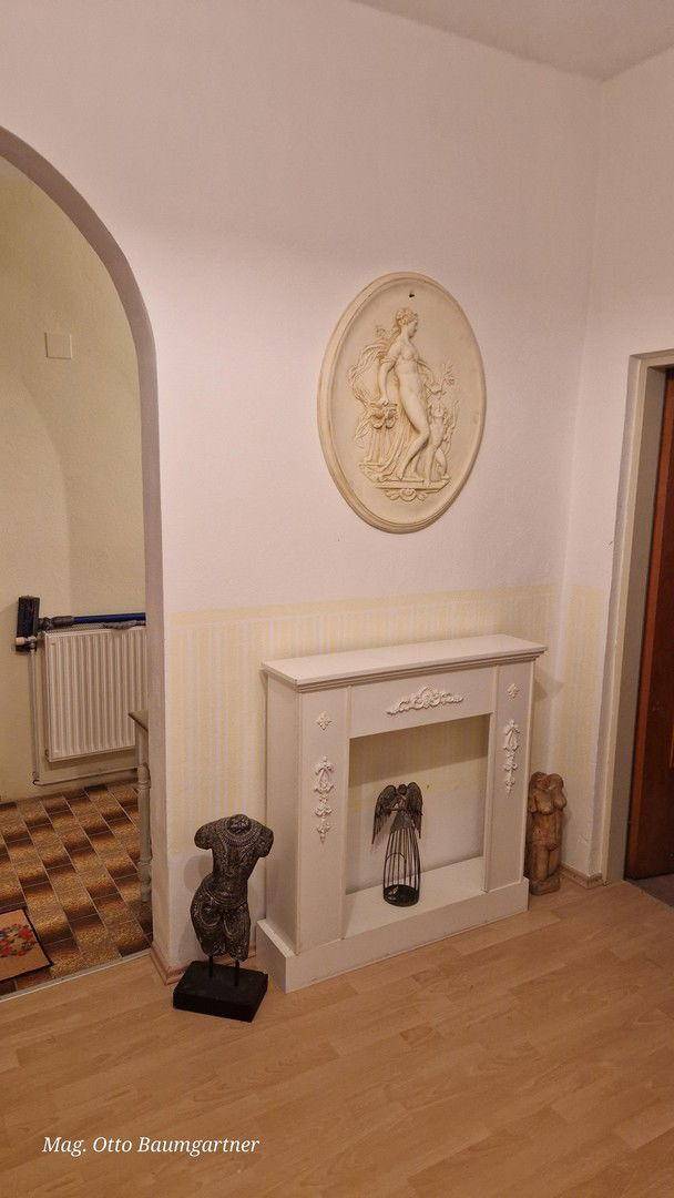 Durchgangszimmer m. Kamin