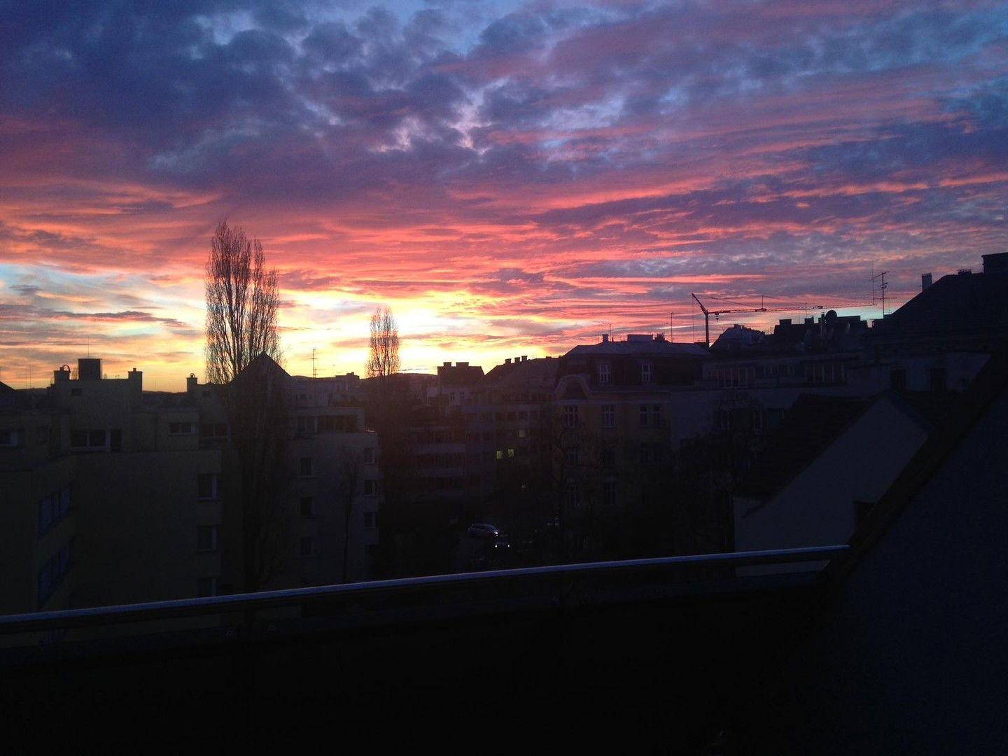 Sonnenuntergang Westterrasse