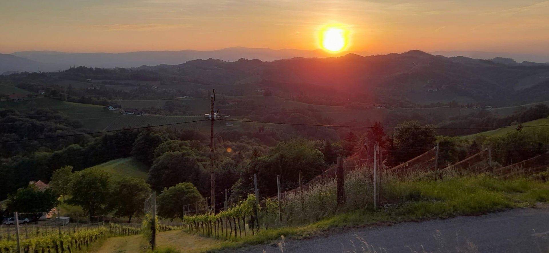 Sonnenuntergang Koralpenblick