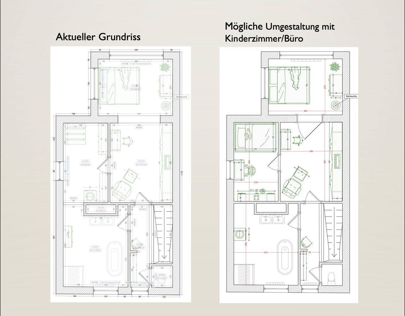Alternativer Grundriss OG