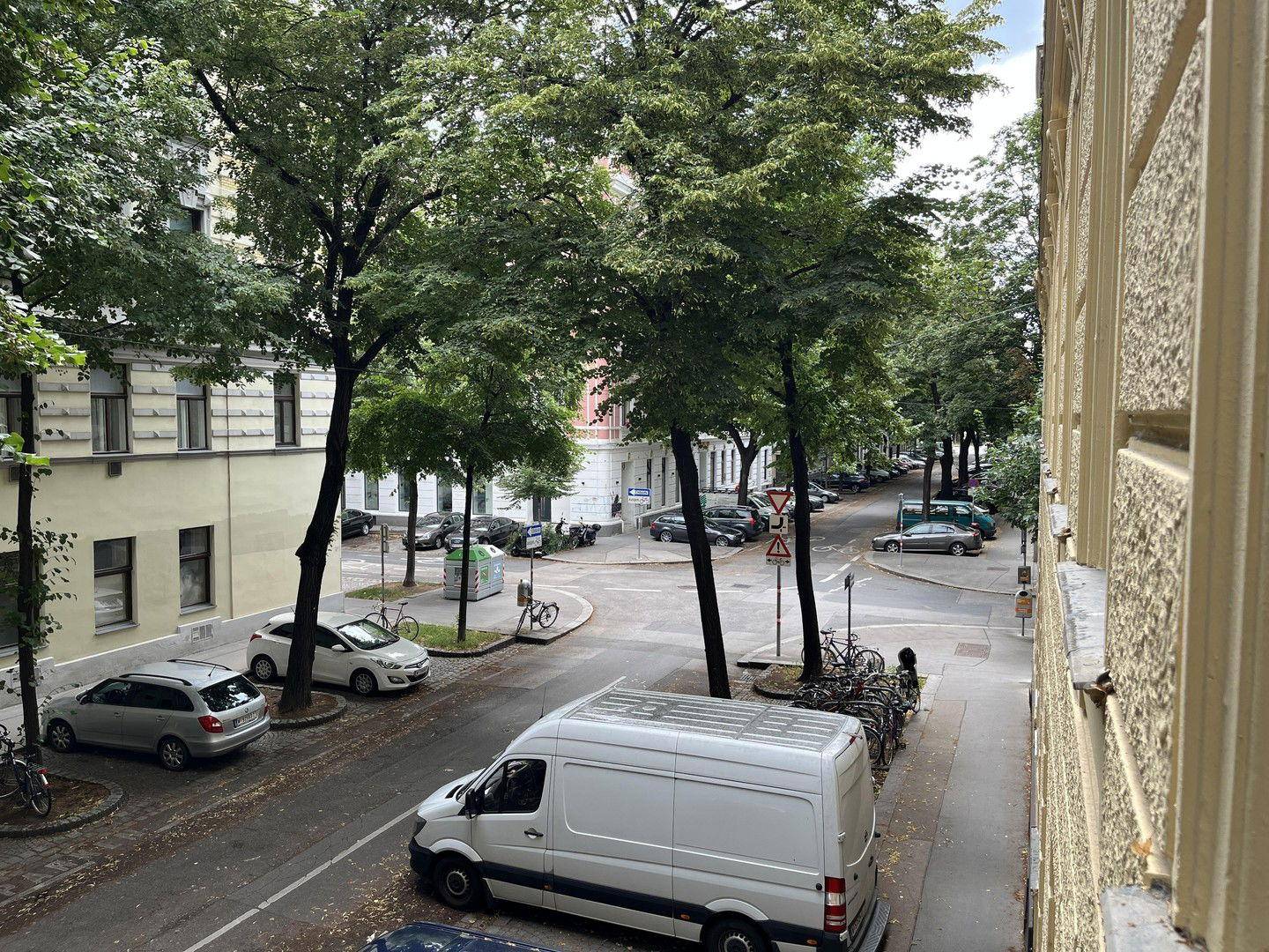 Ausblick auf Straße