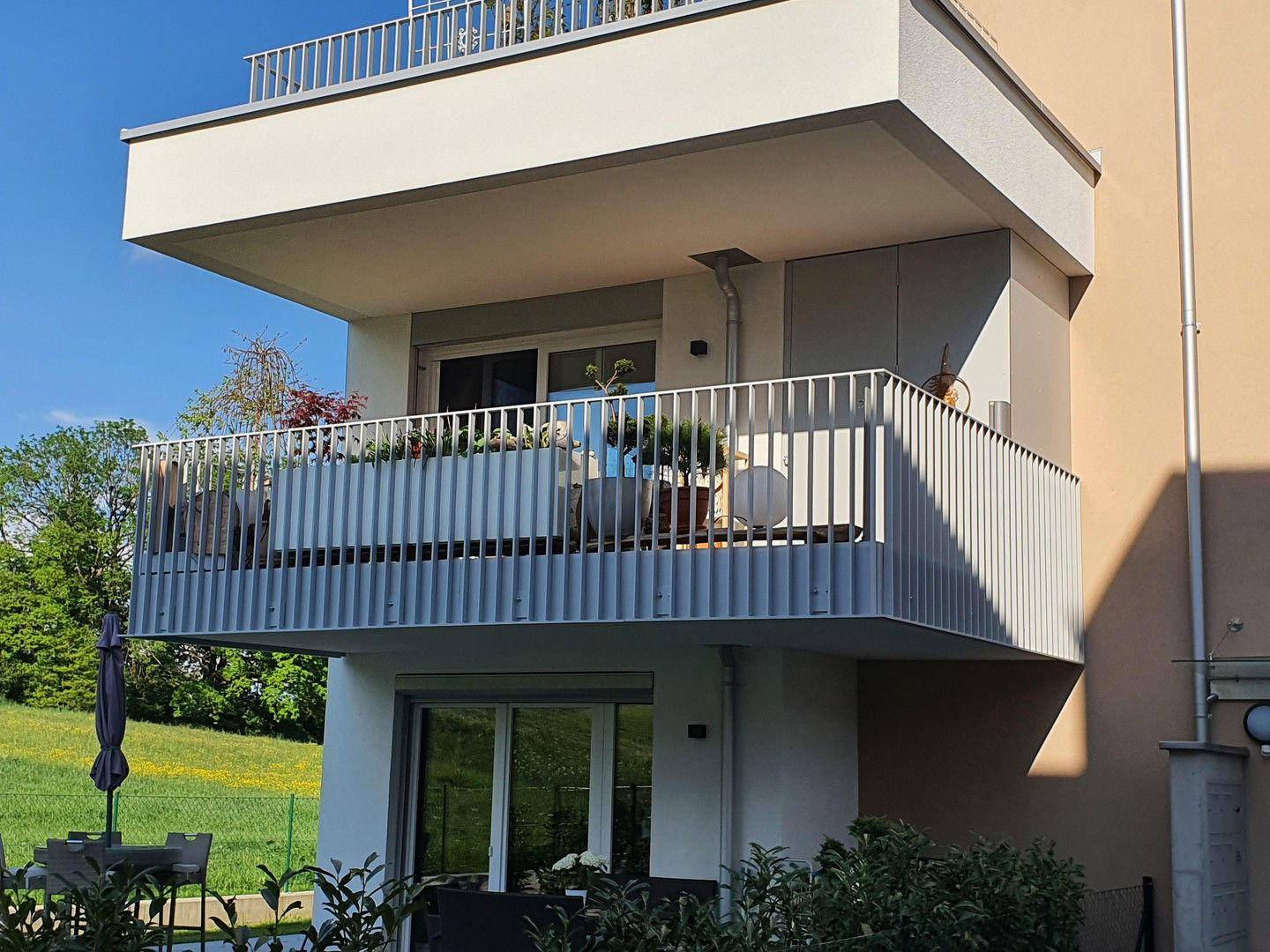 Sicht auf den Balkon