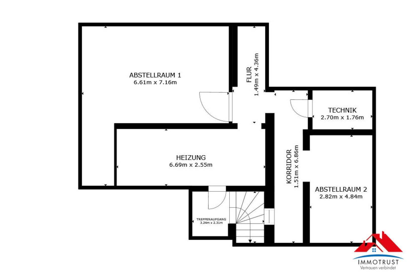 Plan Kellergeschoss