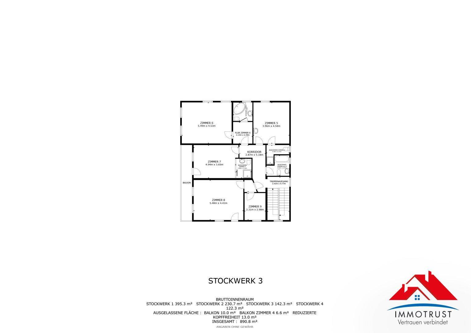 Plan 2. Obergeschoss