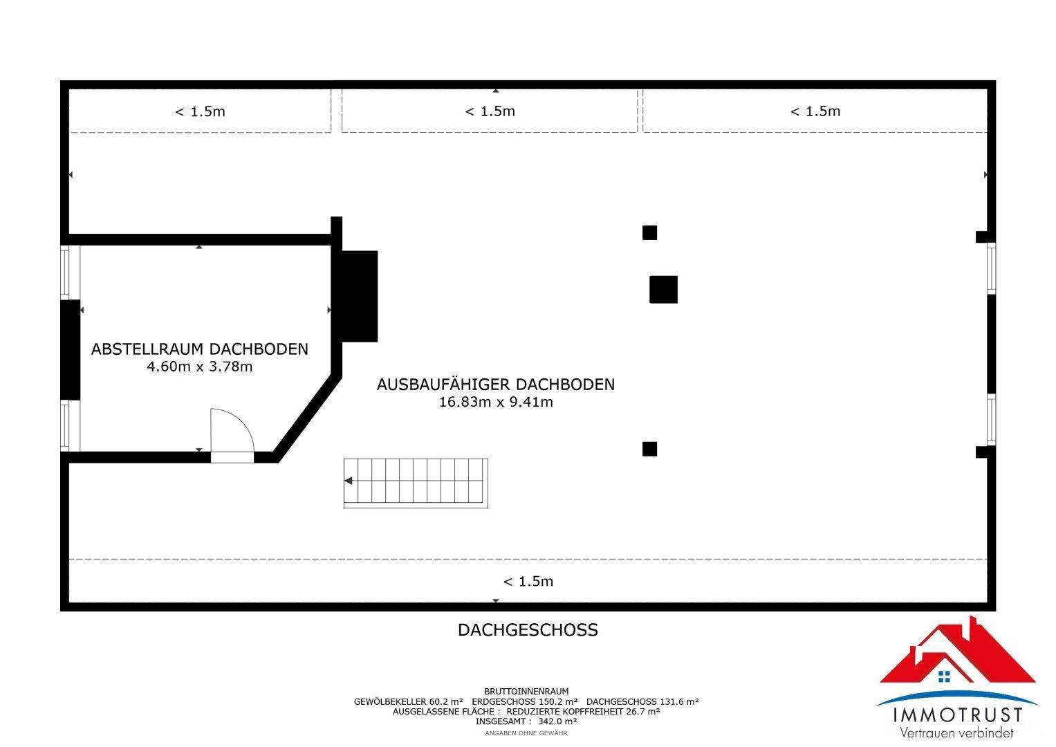 Plan Dachgeschoss