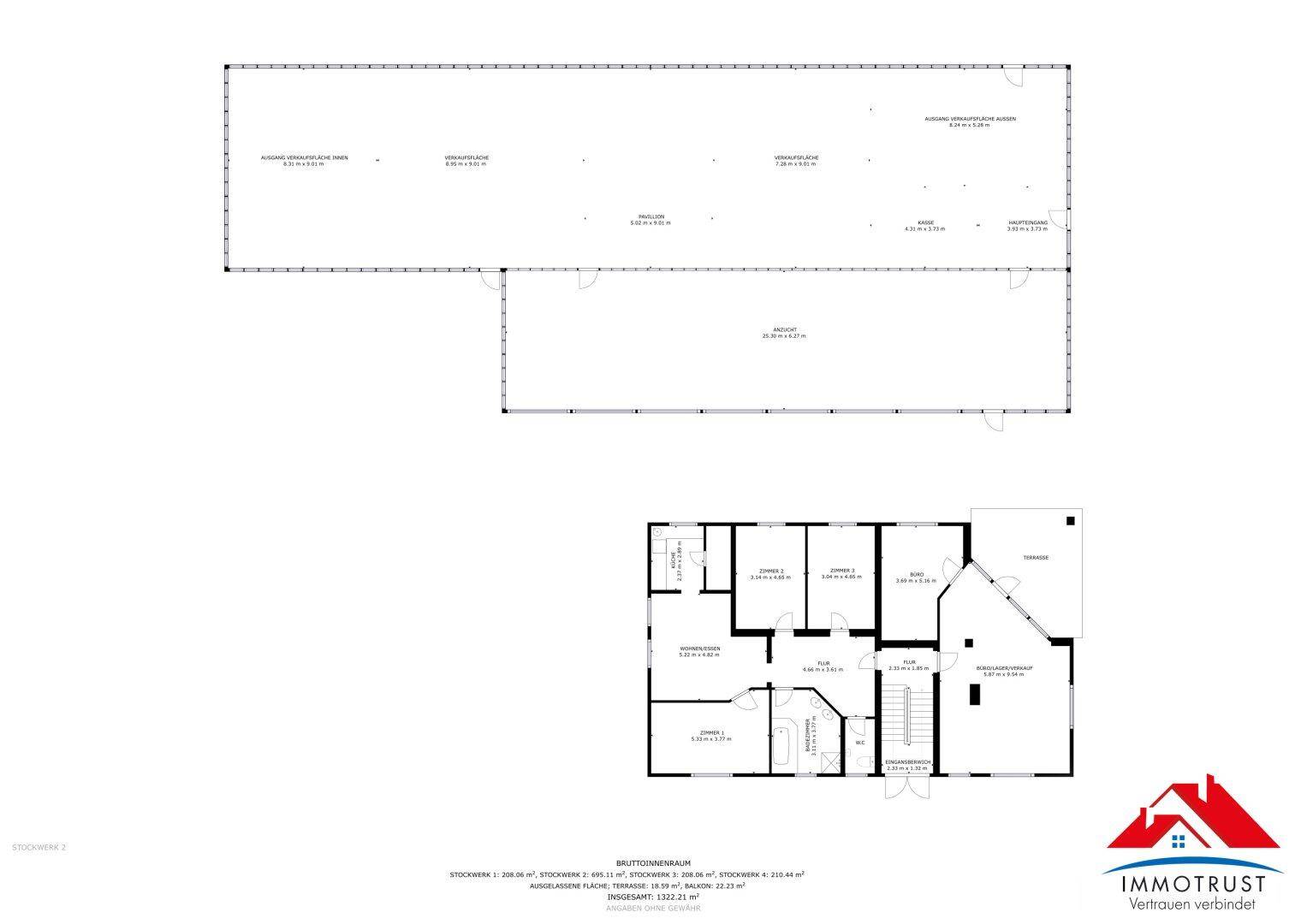 Plan Erdgeschoss