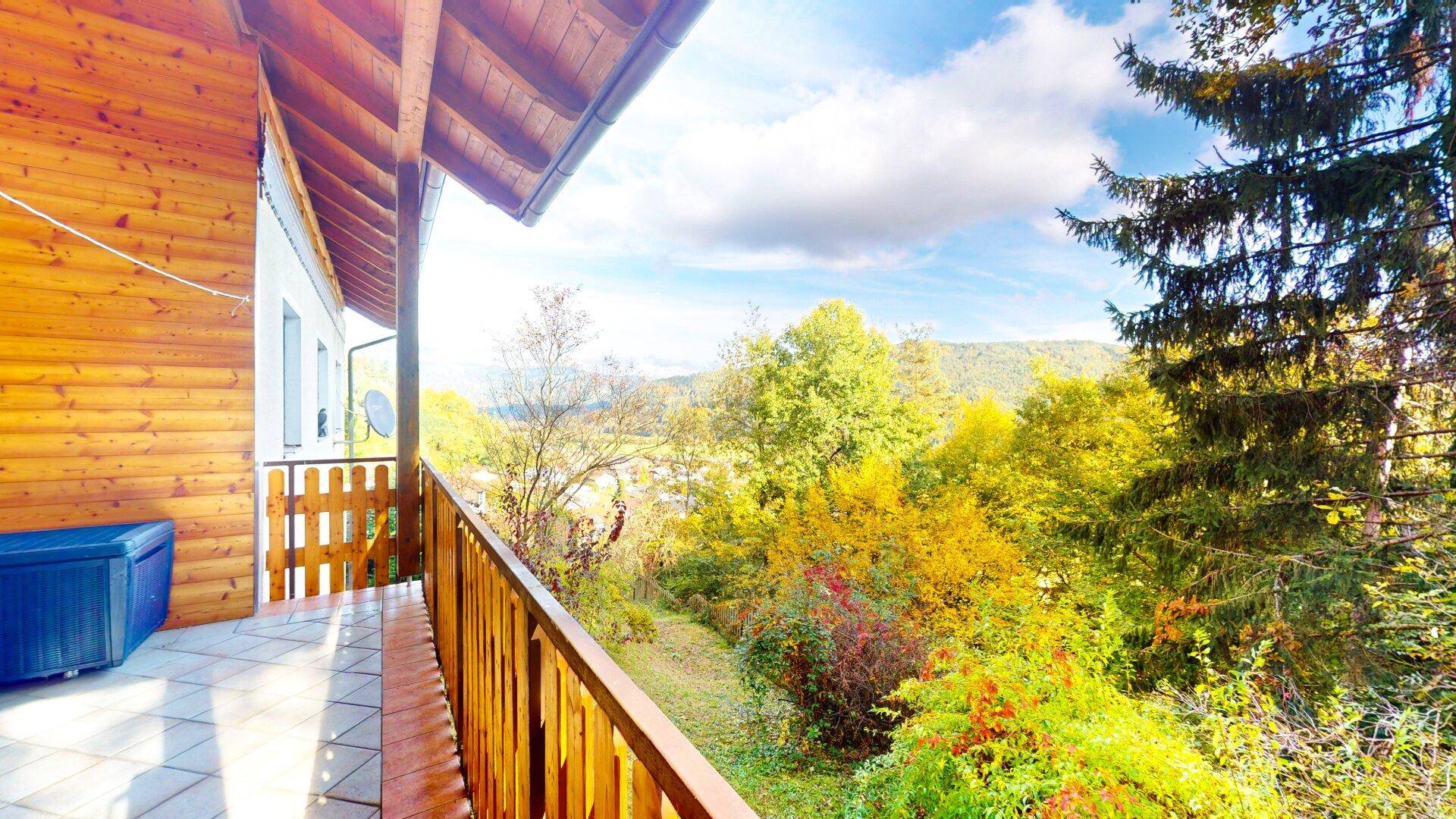 Ausblick von der Terrasse