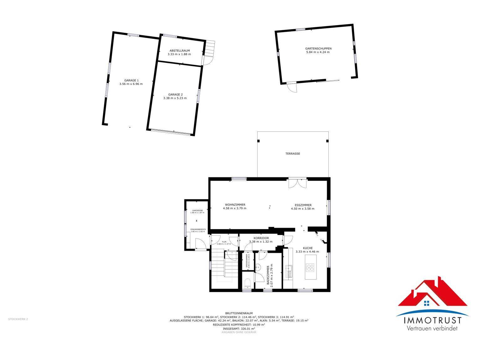 Plan Erdgeschoss