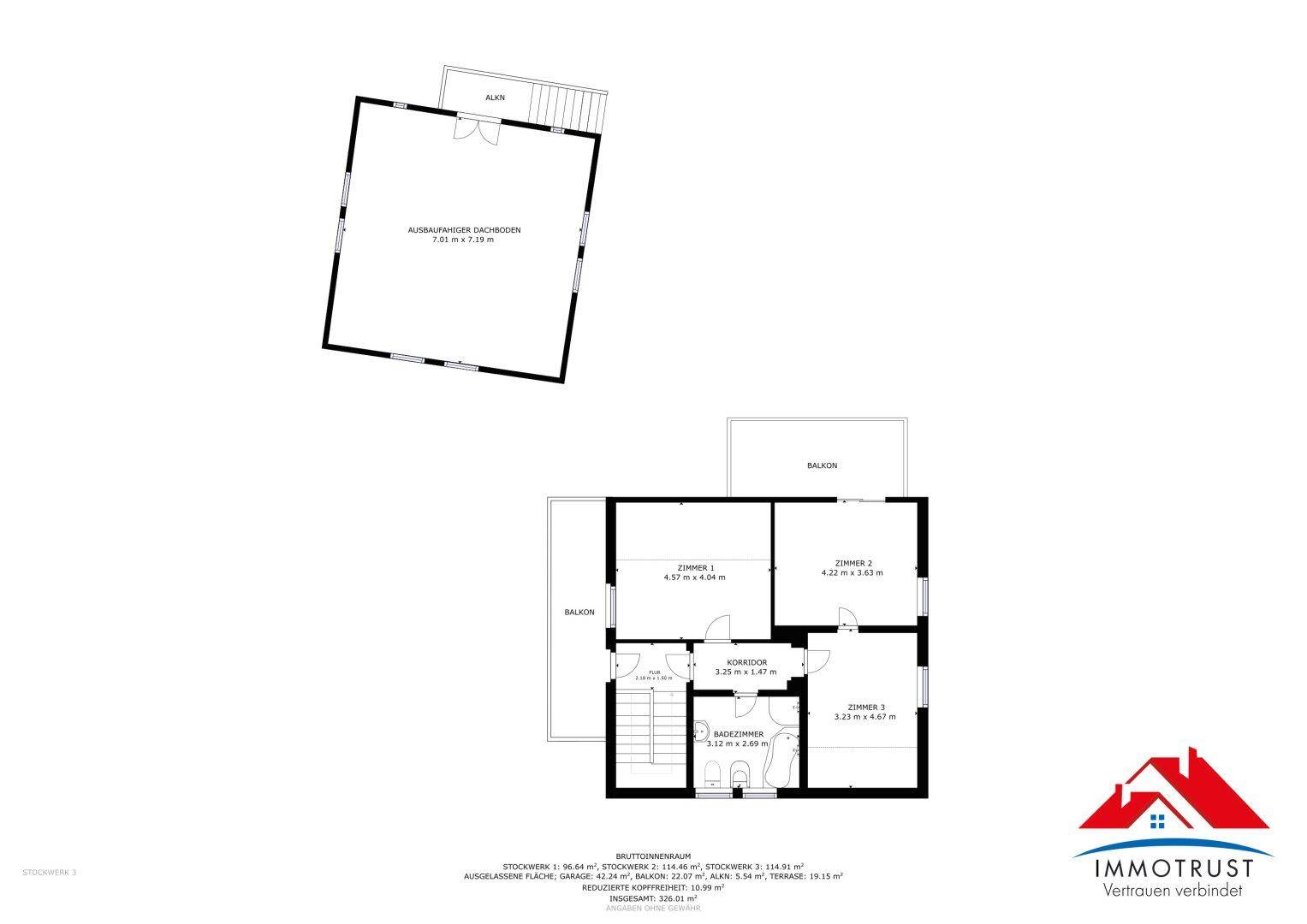 Plan Erdgeschoss