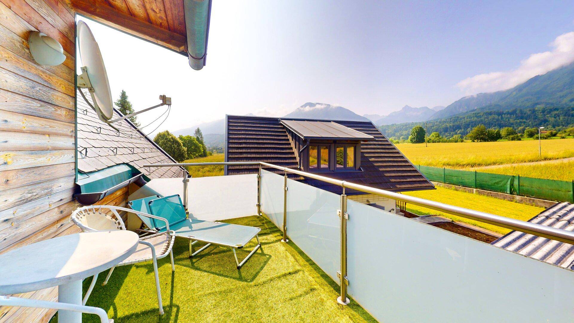 Balkon Südseitig