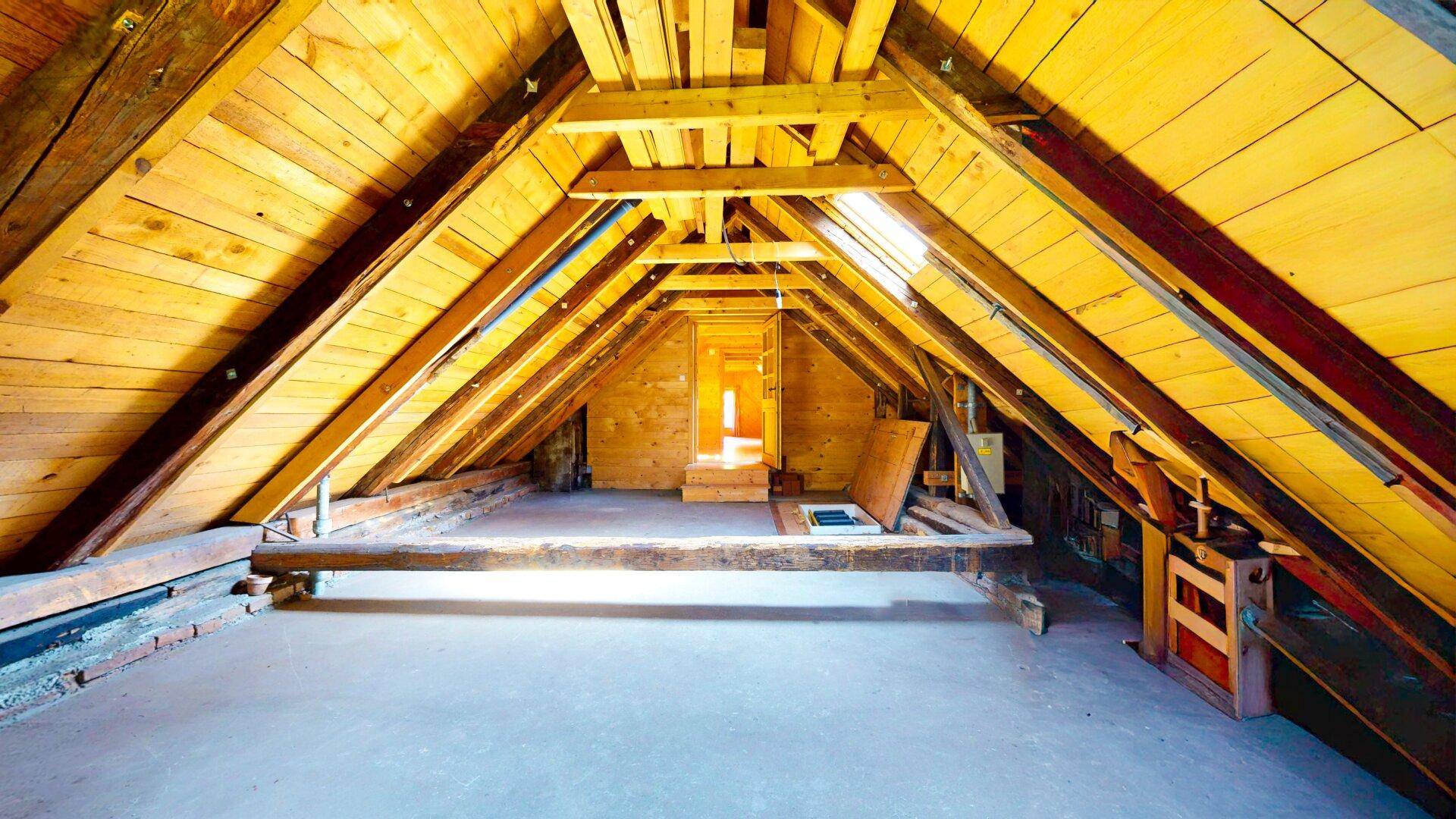 ausbaufähiger Dachboden Wohnung OG/DG