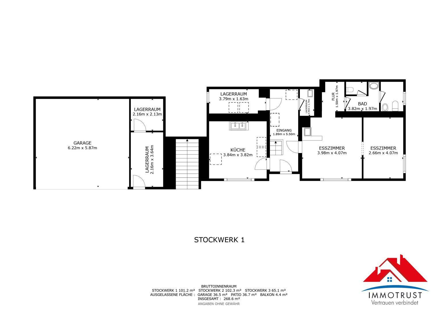 Plan Erdgeschoss