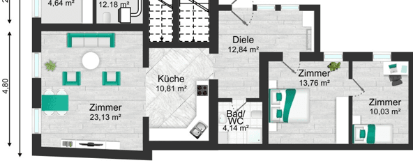 ground floor right_74,71m_