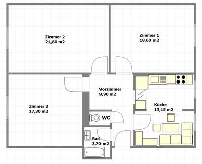 3-Zimmer-Wohnung mit Lift, 85 m², Penzing, Penzing