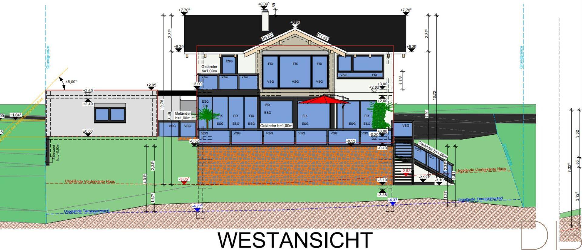 Westansicht