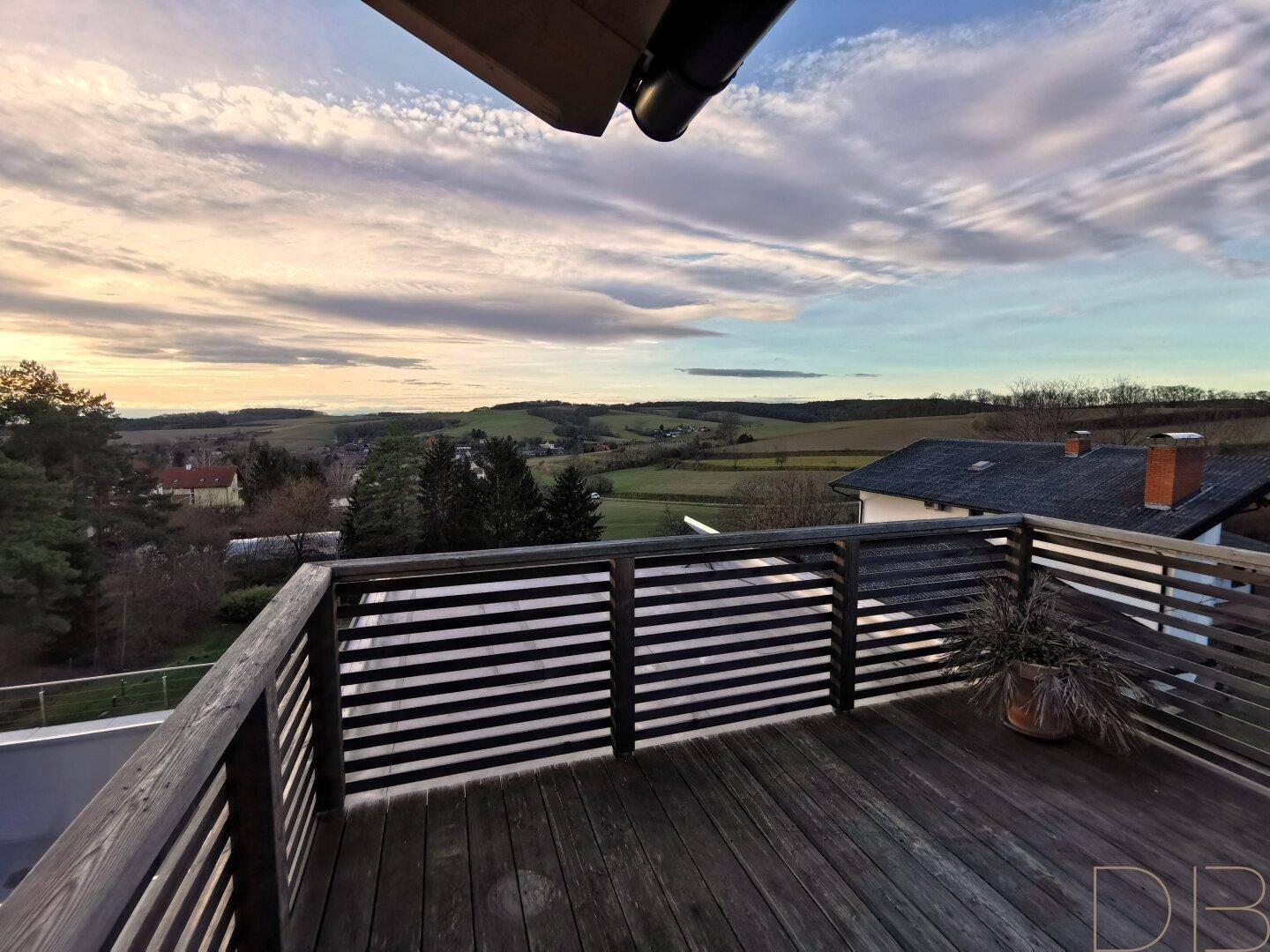 Ausblick Balkon