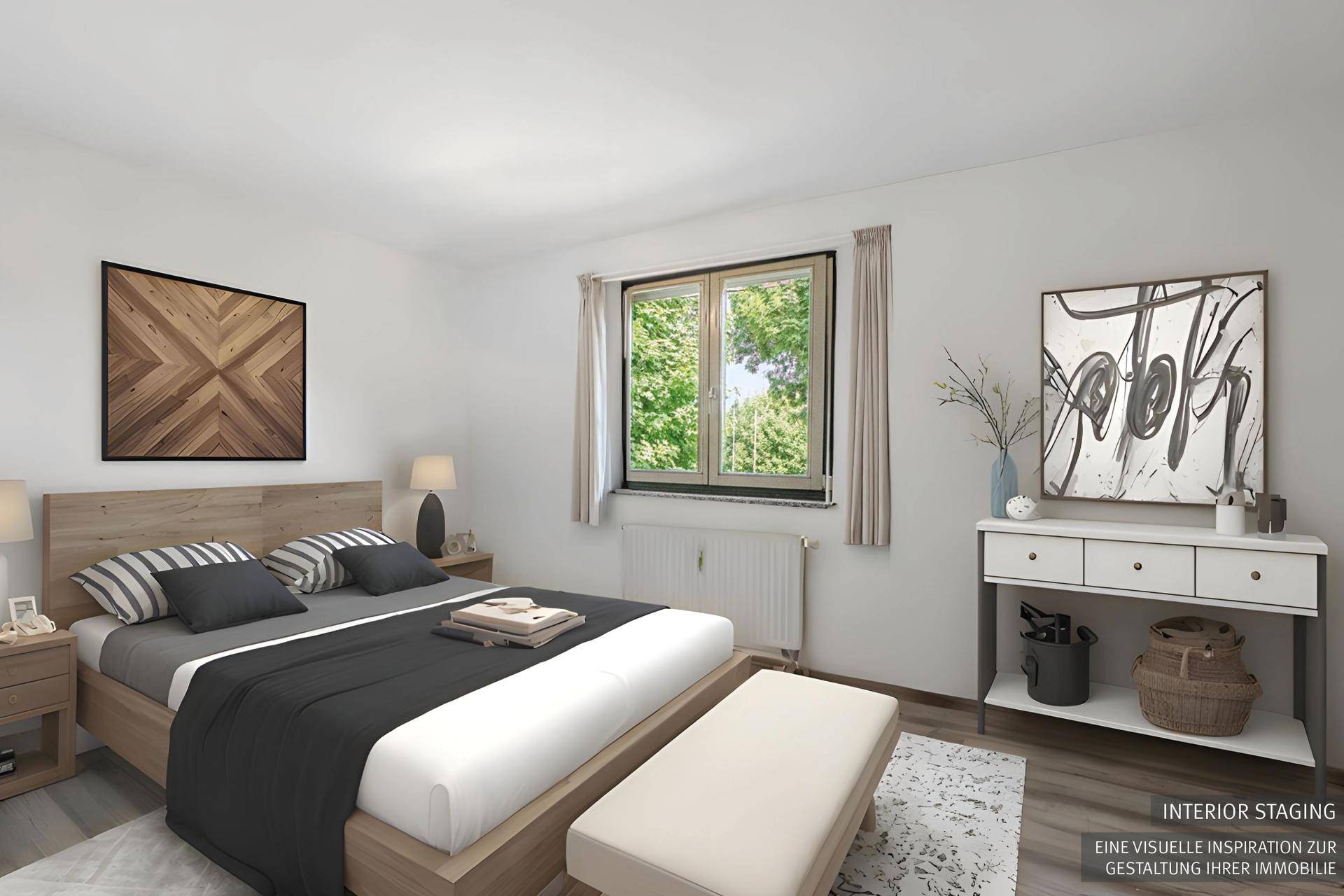 Staging Schlafzimmer-Vollern